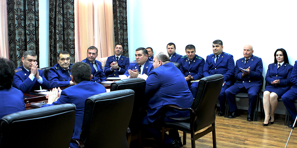 В Генеральной прокуратуре Республики Южная Осетия состоялась церемония награждения наиболее отличившихся работников прокуратуры